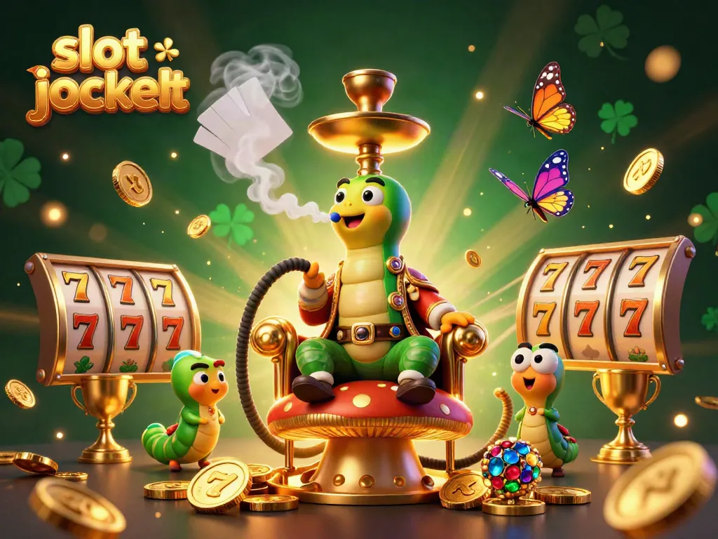Experience the thrill of slot jackpot wins with this immersive casino-themed illustration.