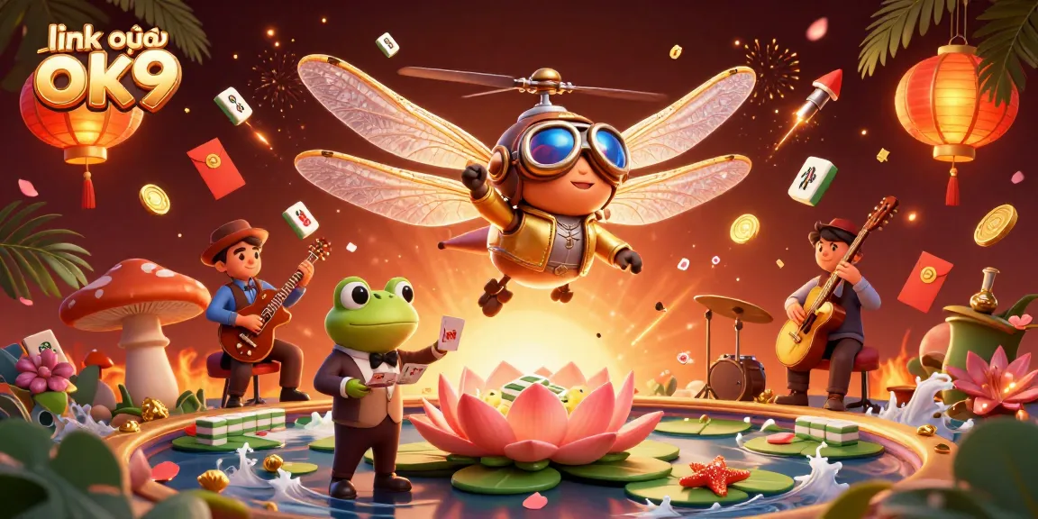 Explore exciting game actions at link vào ok9 with vibrant 3D digital casino scene packed with engaging characters.