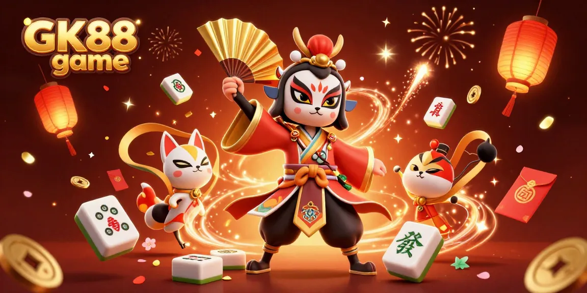 Experience the GK88 game with thrilling visuals including vibrant characters and rich casino elements.