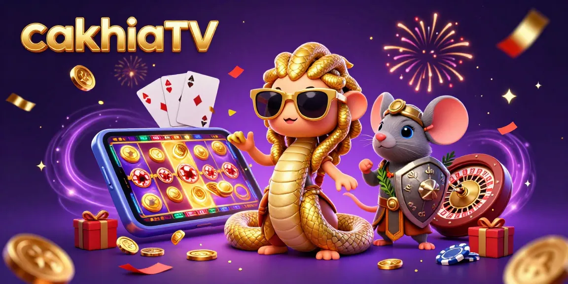 CakhiaTV offers an exciting gambling experience with vibrant games and a charming character ensemble.