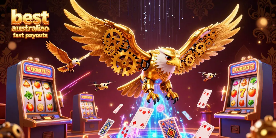 Experience fast payouts at the best Australia casino with our dynamic slot machine illustration.